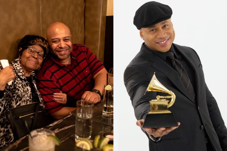On the left is Joseph Gaston, and on the right is LL Cool J. They look similar, and some fans even believe LL Cool J is Ice Spice's father