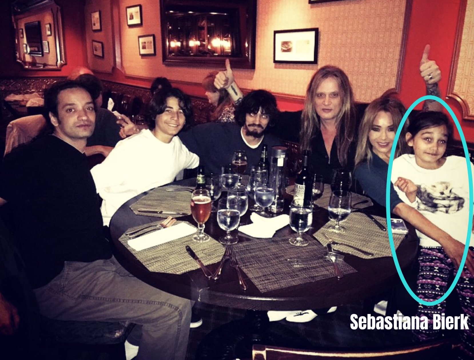 Sebastian Bierk sometimes appears in the public eye alongside Sebastian Bach